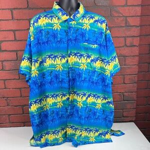 Rima Mens 3XL Tropical Button Up Shirt - Hawaiian, Beach,‎ Tropical, Resort wear